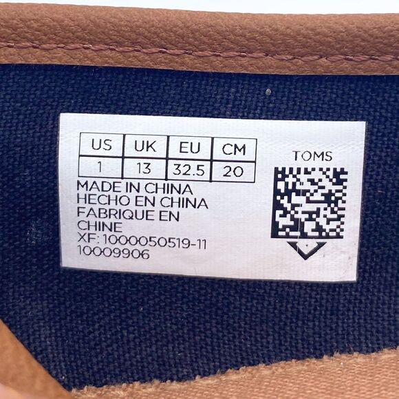 Toms Youth Classic Shoes NWT Size 6 - Picture 7 of 7